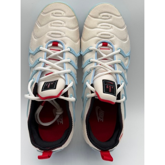 Nike Air VaporMax Plus Chicago White Red Blue Men's Size 10 Used 0067 - Picture 3 of 12